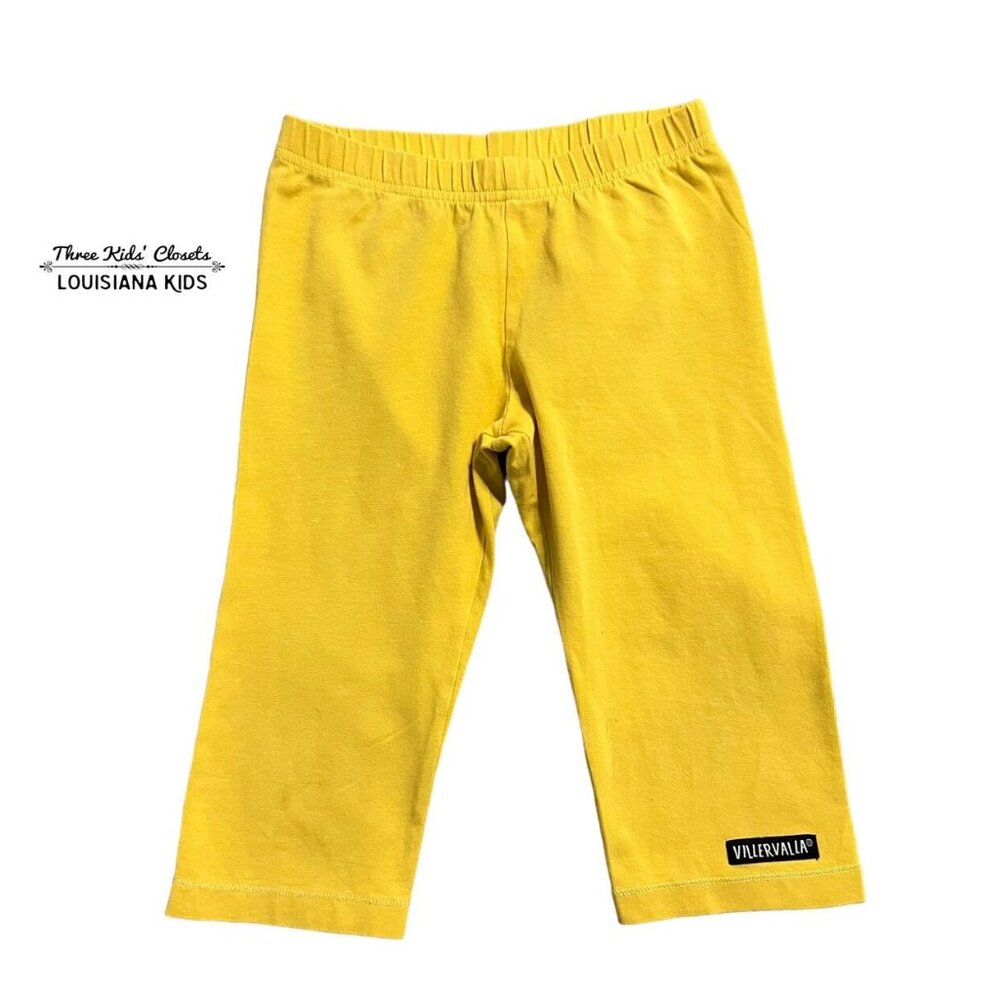 Villervalla Sz 116 (6) Maize Yellow Capri Leggings